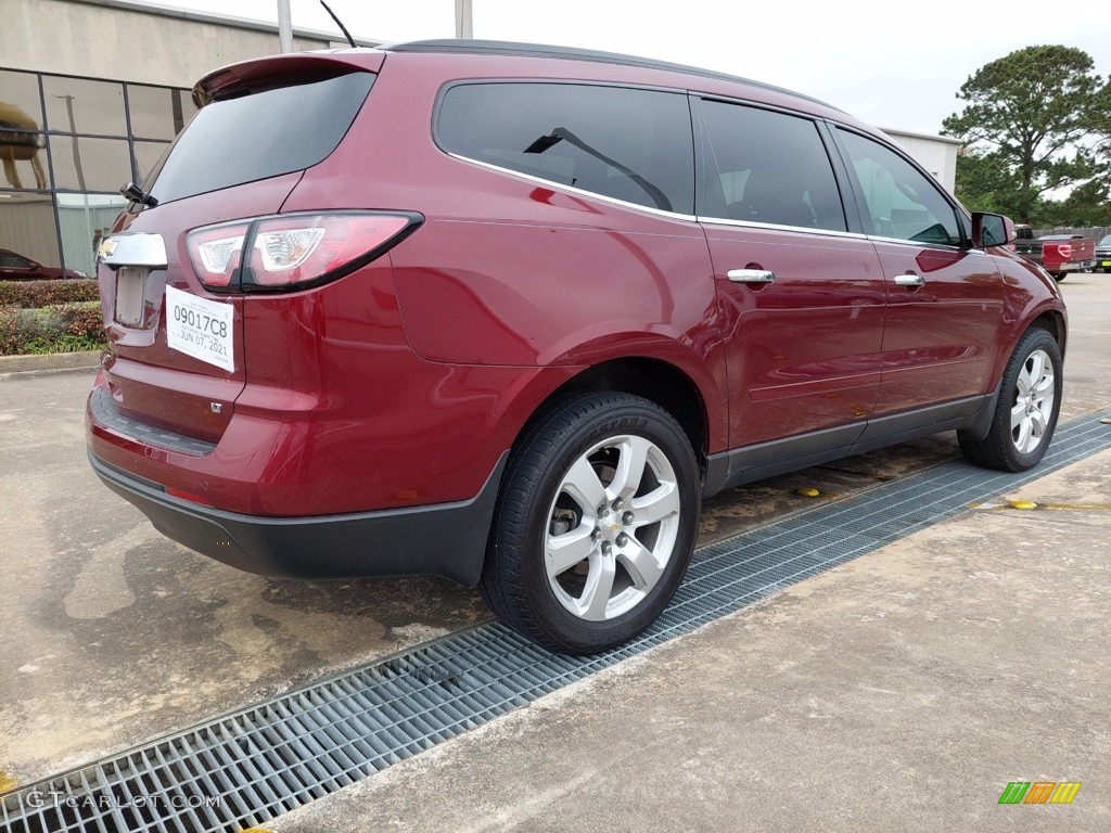 2017 Traverse LT - Siren Red Tintcoat / Ebony photo #3