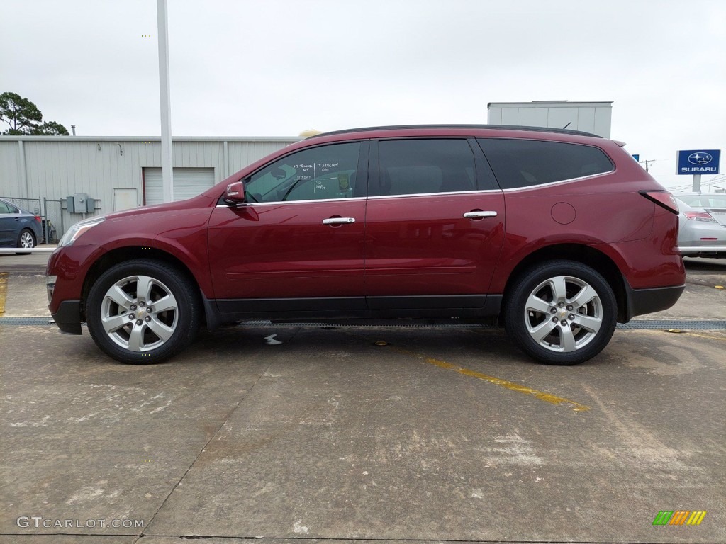 2017 Traverse LT - Siren Red Tintcoat / Ebony photo #5