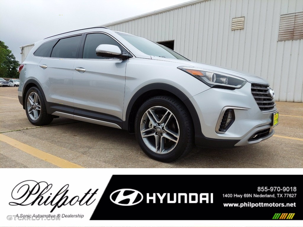 2019 Santa Fe XL Limited Ultimate - Circuit Silver / Beige photo #1
