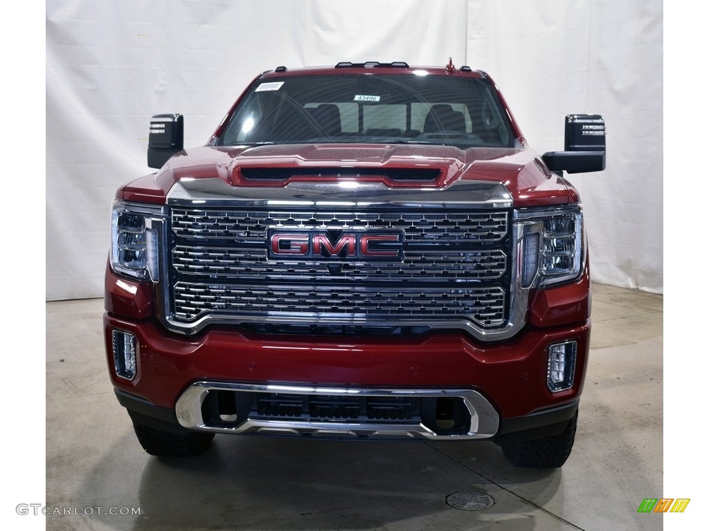 2021 Sierra 2500HD Denali Crew Cab 4WD - Cayenne Red Tintcoat / Jet Black photo #4