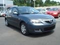 2008 Metropolitan Gray Mica Mazda MAZDA3 i Sport Sedan  photo #7