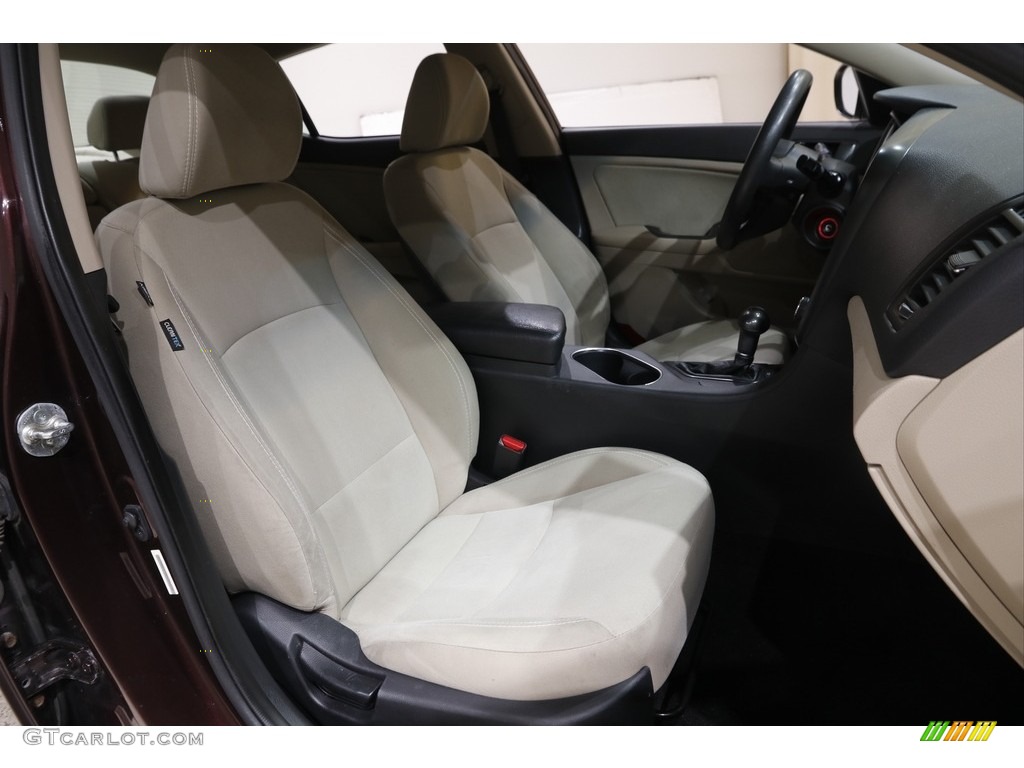 2014 Optima LX - Dark Cherry / Beige photo #12