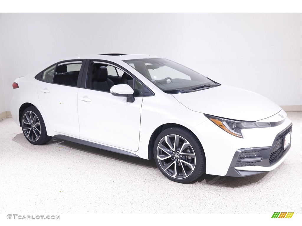 2020 Corolla XSE - Blizzard Pearl White / Black photo #1