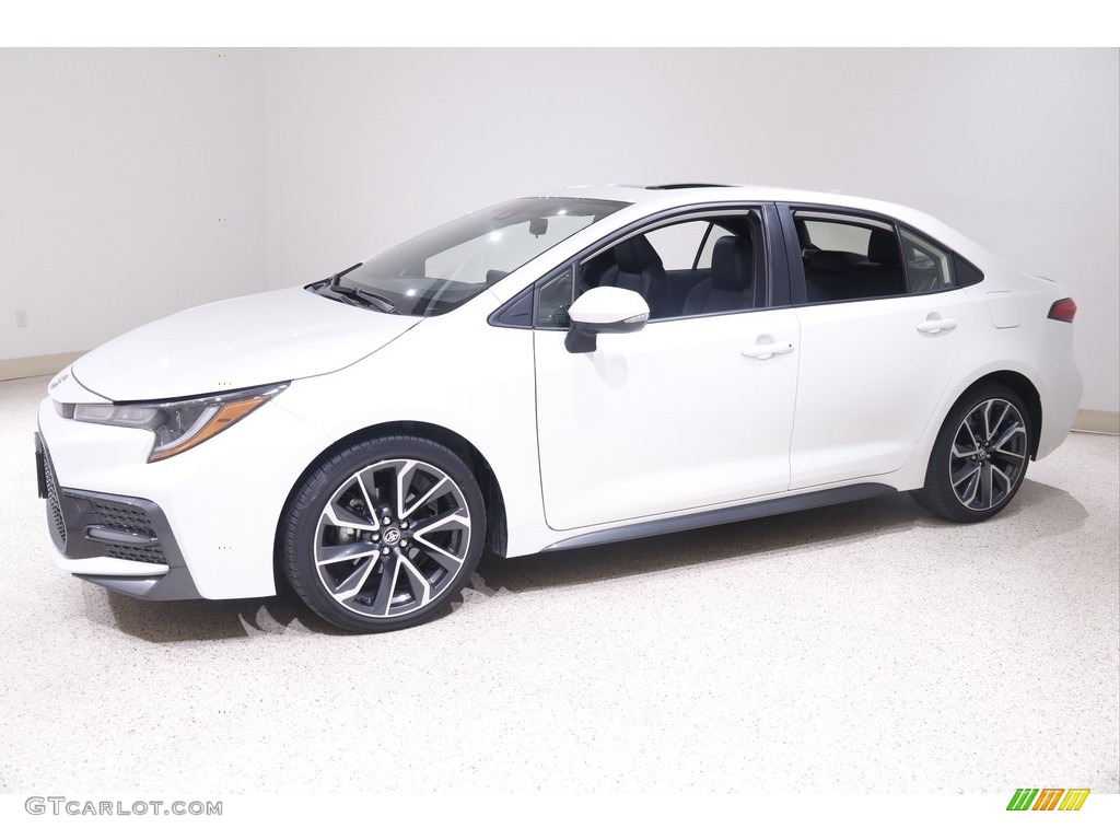 2020 Corolla XSE - Blizzard Pearl White / Black photo #3