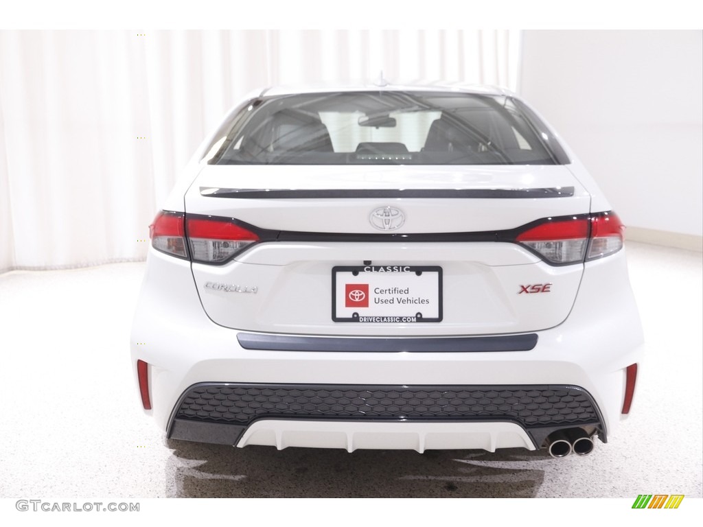 2020 Corolla XSE - Blizzard Pearl White / Black photo #18
