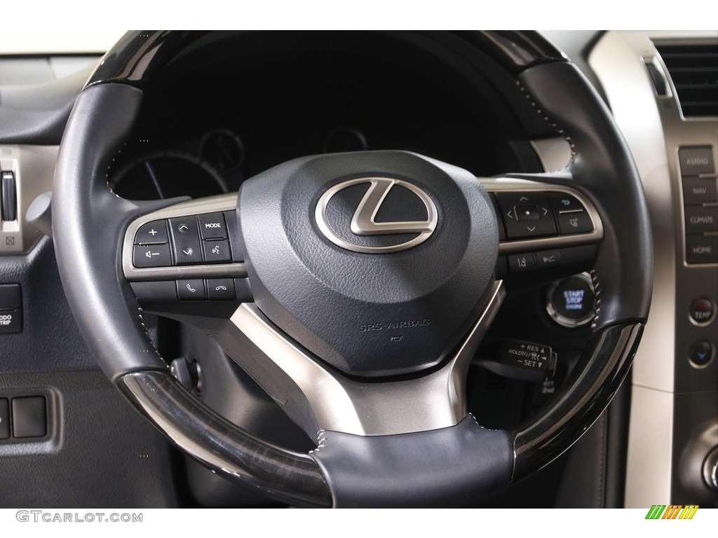 2020 Lexus GX 460 Premium Black Steering Wheel Photo #141953427