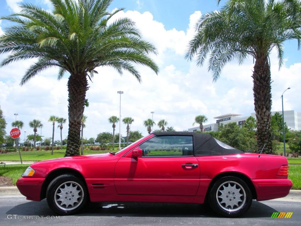 1997 SL 500 Roadster - Imperial Red / Black photo #1
