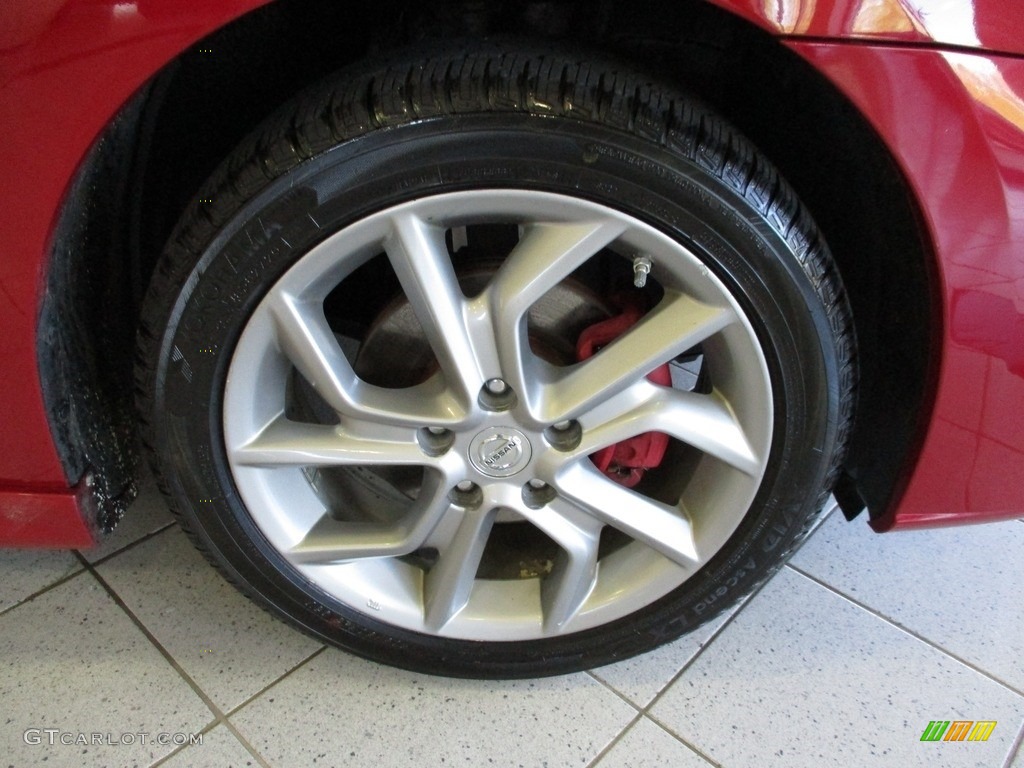 2013 Sentra SR - Red Brick / Charcoal photo #5