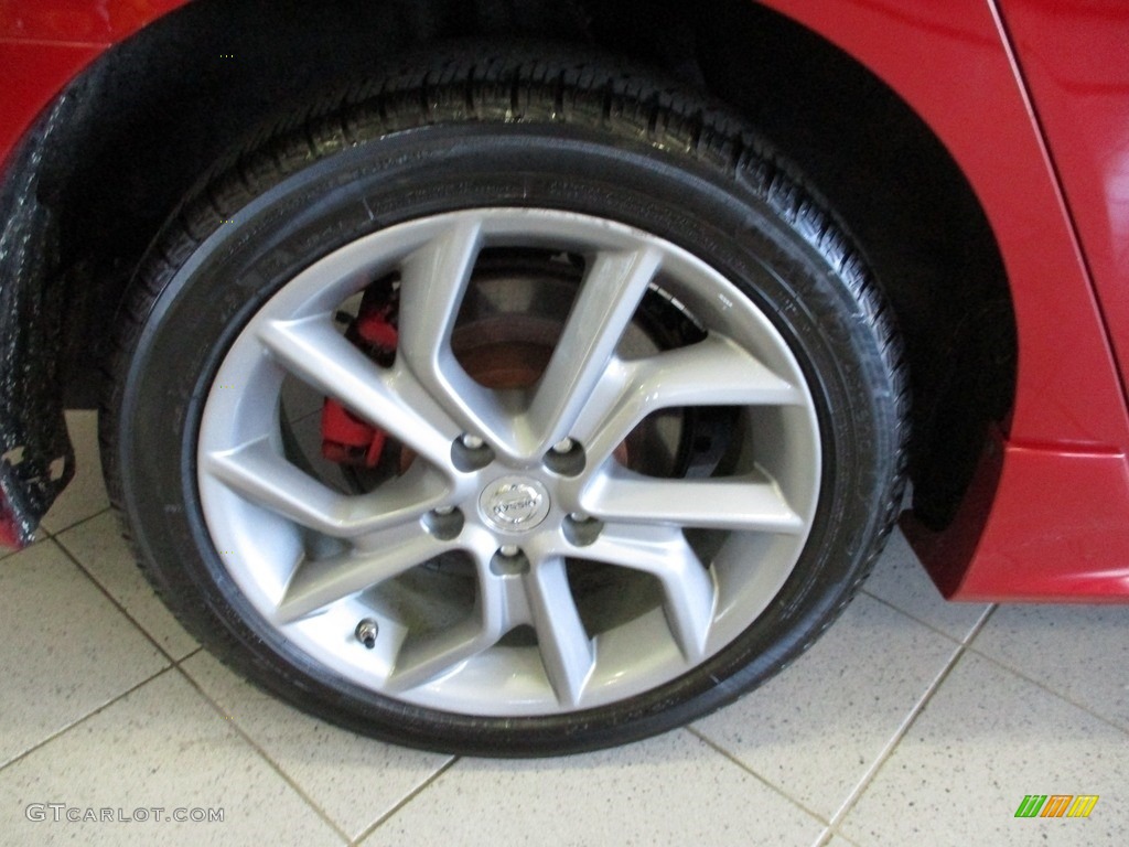 2013 Sentra SR - Red Brick / Charcoal photo #6