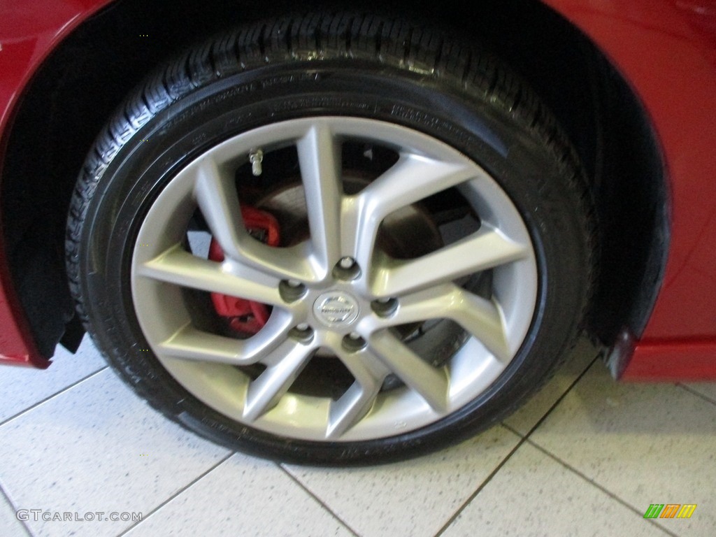 2013 Sentra SR - Red Brick / Charcoal photo #12