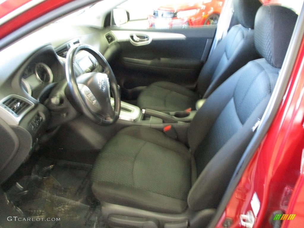 2013 Sentra SR - Red Brick / Charcoal photo #28