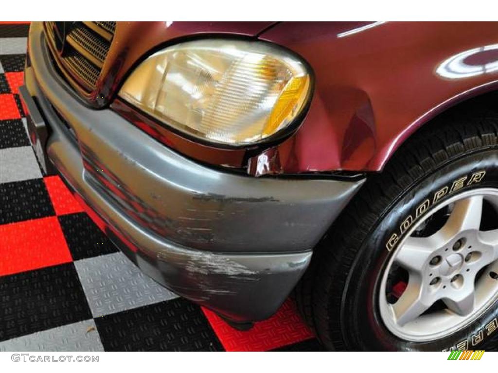 1998 ML 320 4Matic - Ruby Metallic / Sand photo #7