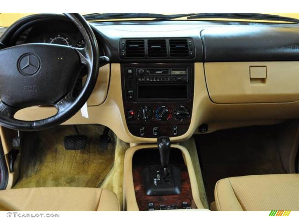 1998 ML 320 4Matic - Ruby Metallic / Sand photo #9