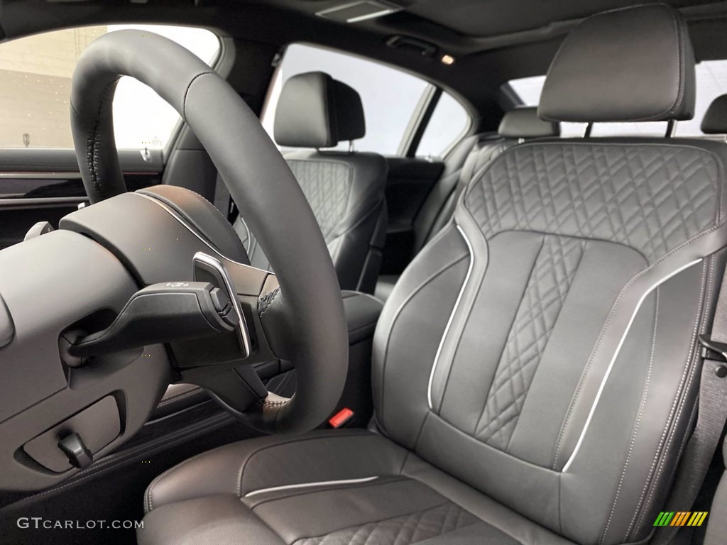 Black Interior 2022 BMW 7 Series 750i xDrive Sedan Photo #141955865