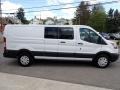 Oxford White 2017 Ford Transit Van 250 LR Long Exterior