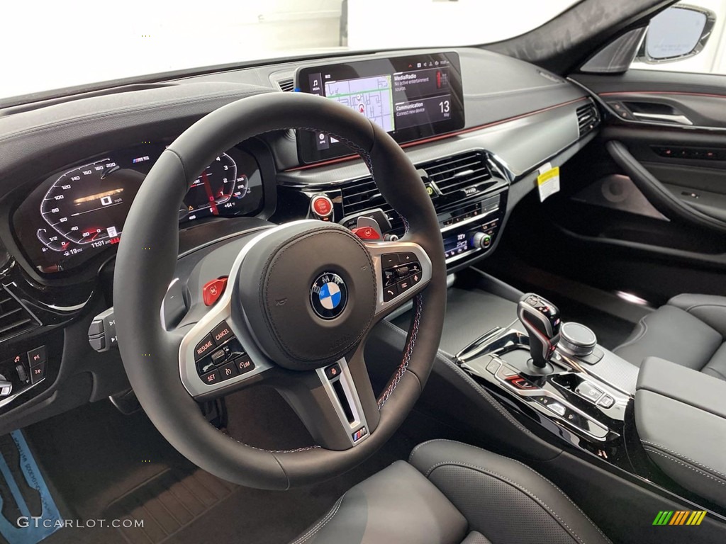2021 BMW M5 Sedan Black Dashboard Photo #141956594