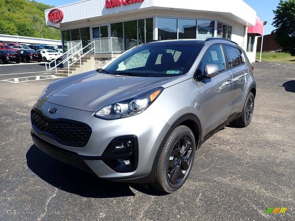 Steel Gray 2022 Kia Sportage Nightfall Edition AWD Exterior Photo #141956729