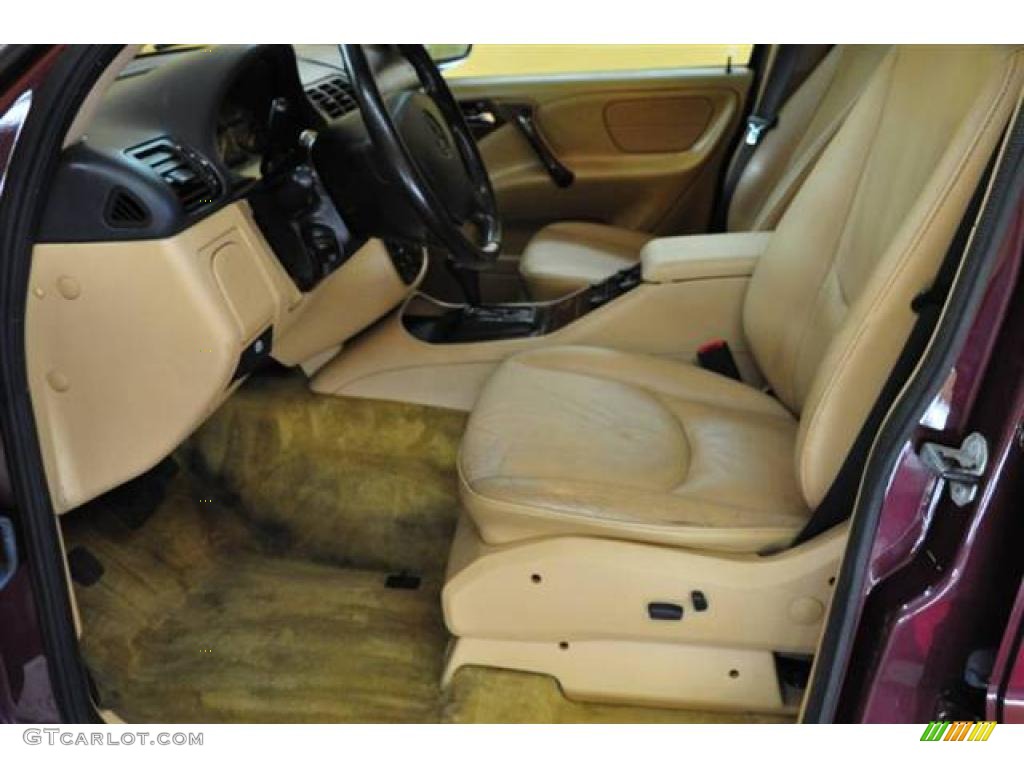 1998 ML 320 4Matic - Ruby Metallic / Sand photo #15