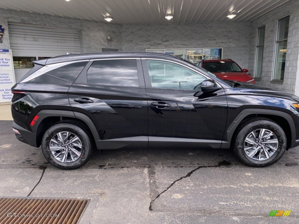 Phantom Black 2022 Hyundai Tucson Blue Hybrid AWD Exterior Photo #141956999