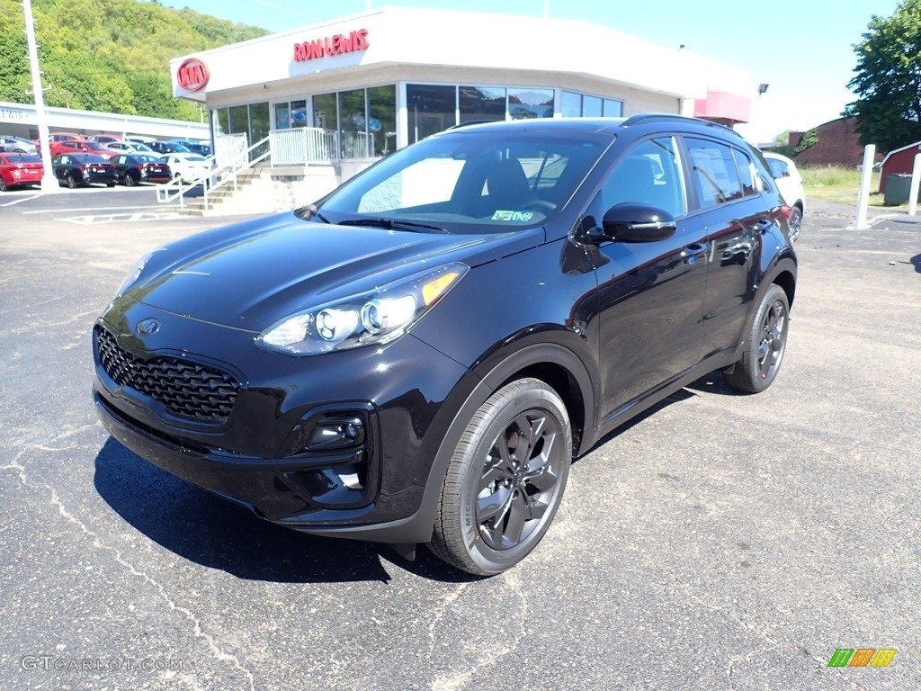 Black Cherry 2022 Kia Sportage Nightfall Edition AWD Exterior Photo #141957233