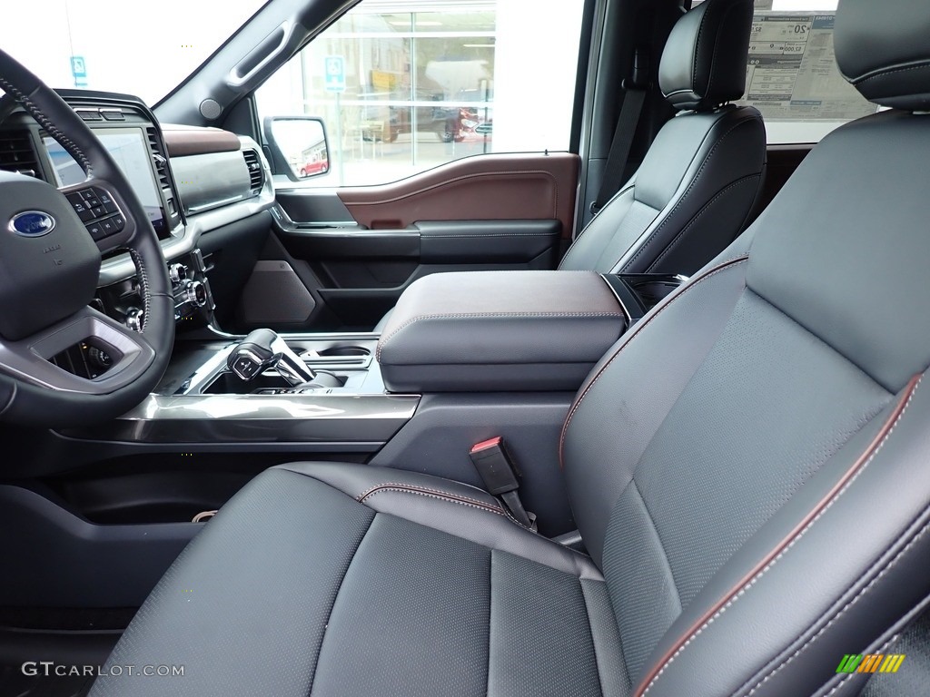 2021 F150 Lariat SuperCrew 4x4 - Space White / Black photo #10