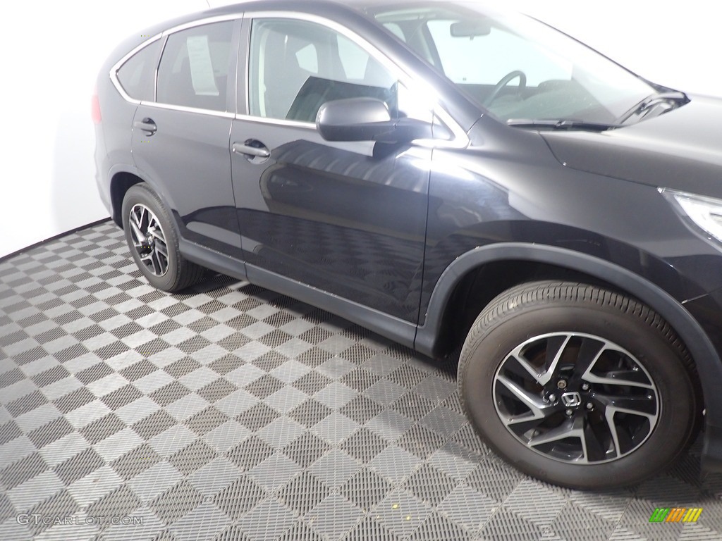 2016 CR-V SE AWD - Crystal Black Pearl / Black photo #4