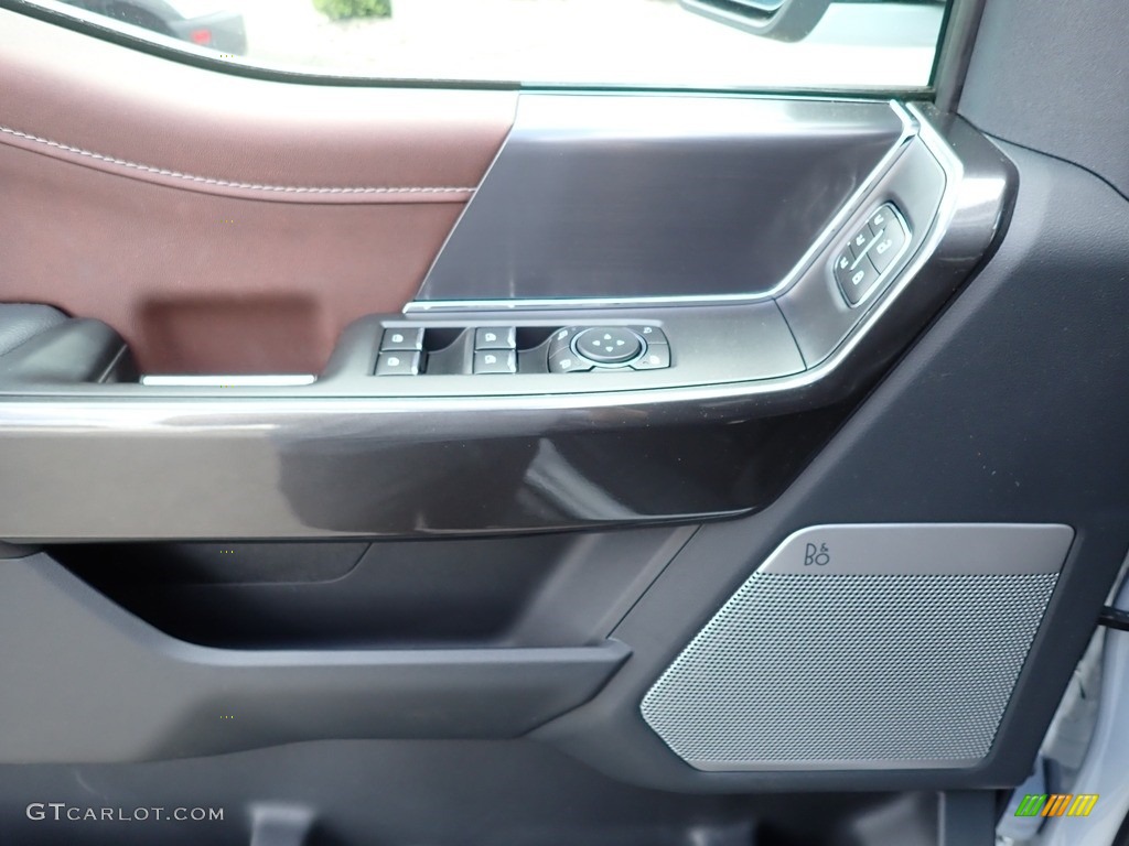 2021 F150 Lariat SuperCrew 4x4 - Space White / Black photo #14