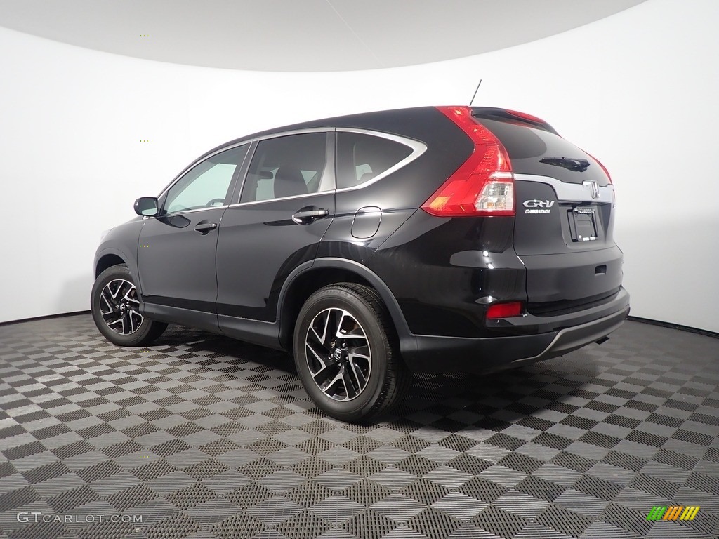2016 CR-V SE AWD - Crystal Black Pearl / Black photo #10