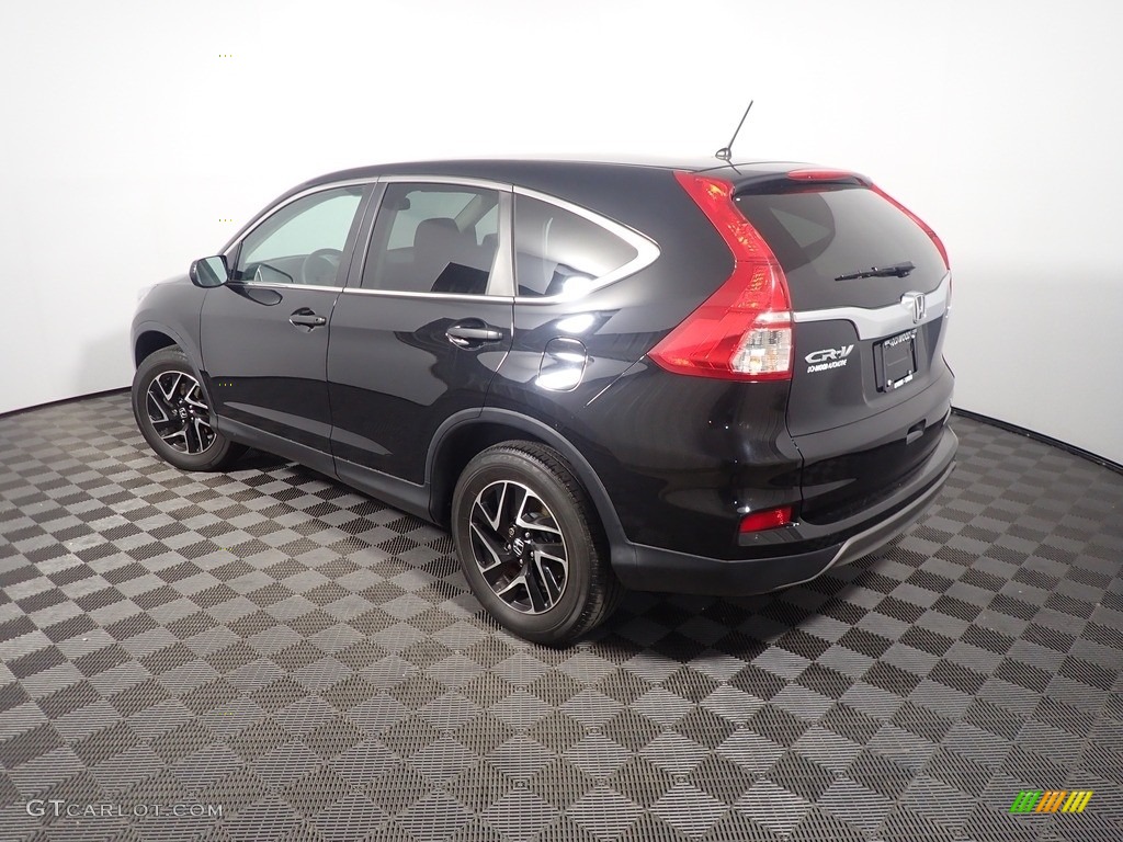 2016 CR-V SE AWD - Crystal Black Pearl / Black photo #11