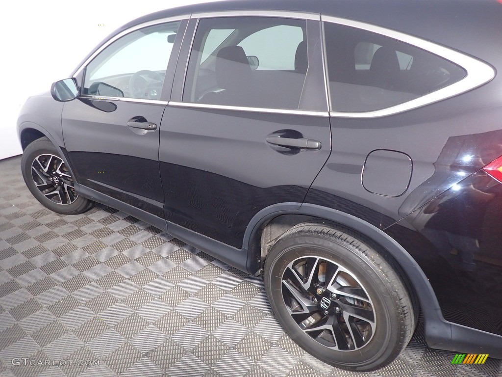 2016 CR-V SE AWD - Crystal Black Pearl / Black photo #17
