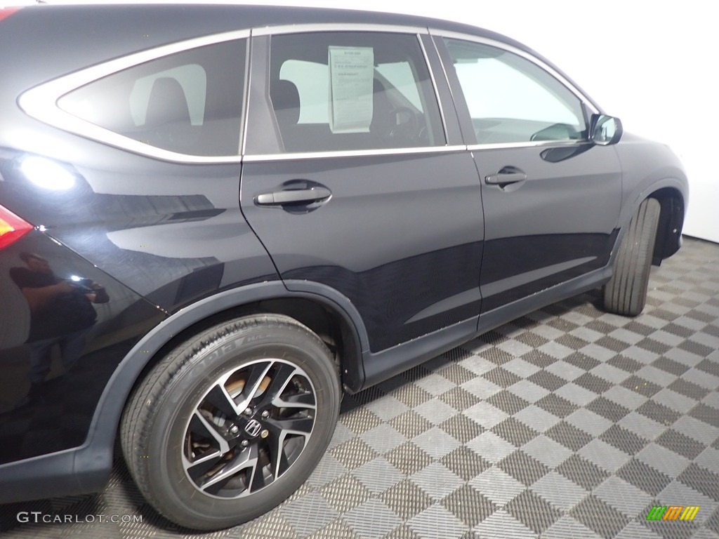 2016 CR-V SE AWD - Crystal Black Pearl / Black photo #18