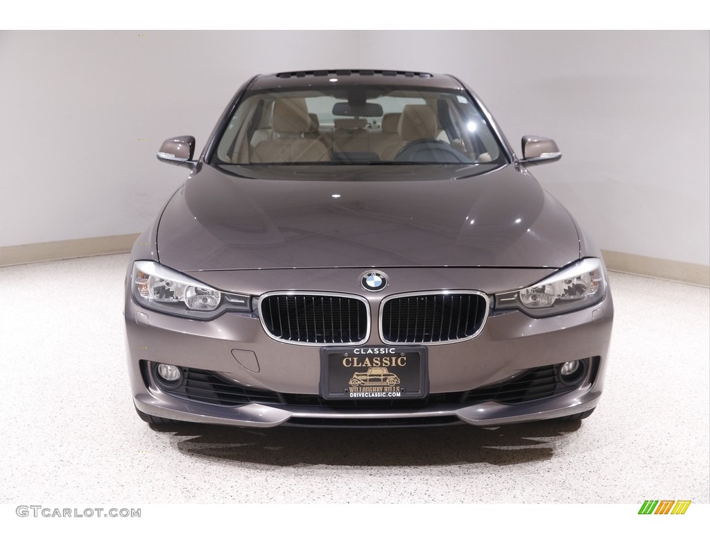 2013 3 Series 328i xDrive Sedan - Sparkling Bronze Metallic / Venetian Beige photo #2