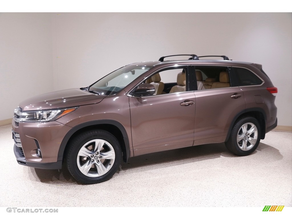 2017 Highlander Limited AWD - Toasted Walnut Pearl / Almond photo #3