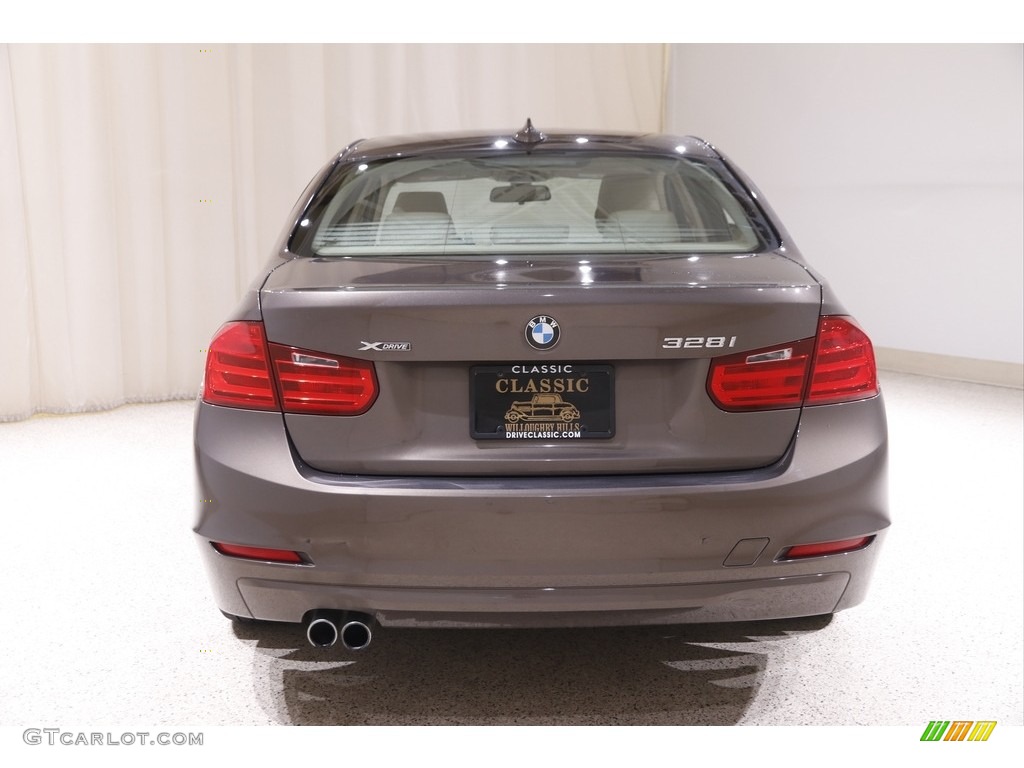 2013 3 Series 328i xDrive Sedan - Sparkling Bronze Metallic / Venetian Beige photo #18