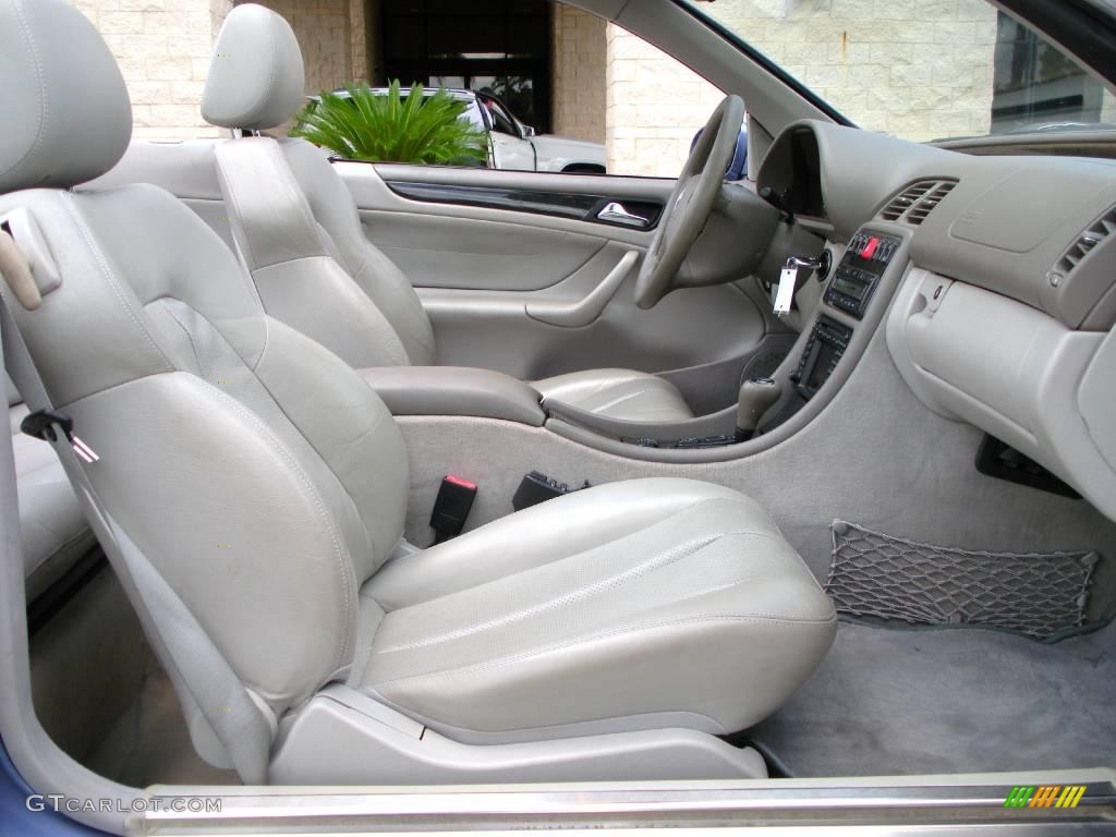 2000 CLK 430 Cabriolet - Quartz Blue Metallic / Ash photo #19