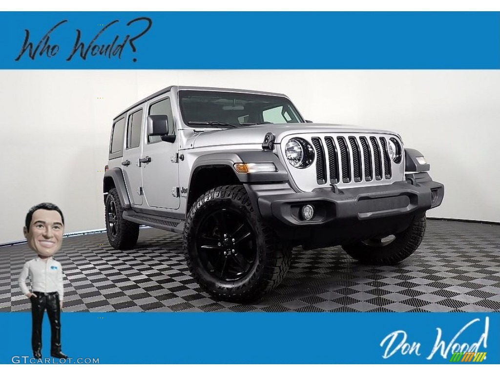2020 Wrangler Unlimited Sport 4x4 - Billet Silver Metallic / Black photo #1