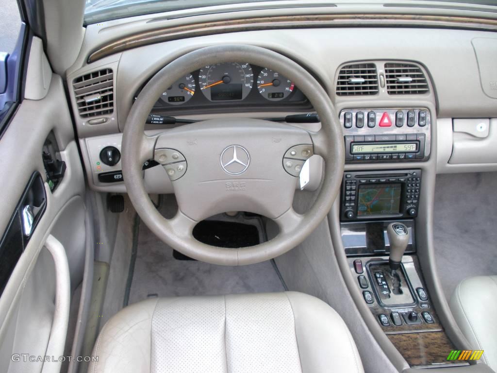 2000 CLK 430 Cabriolet - Quartz Blue Metallic / Ash photo #23