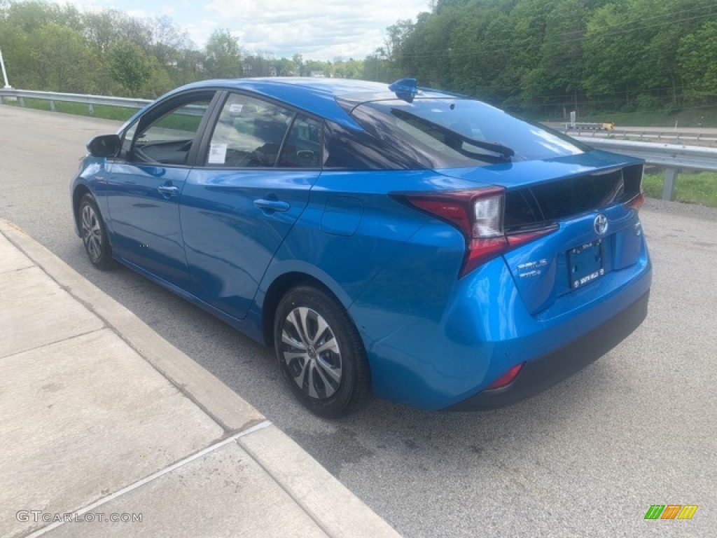 2021 Prius XLE AWD-e - Electric Storm Blue / Black photo #2