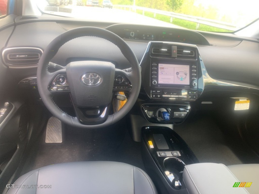 2021 Prius XLE AWD-e - Electric Storm Blue / Black photo #3