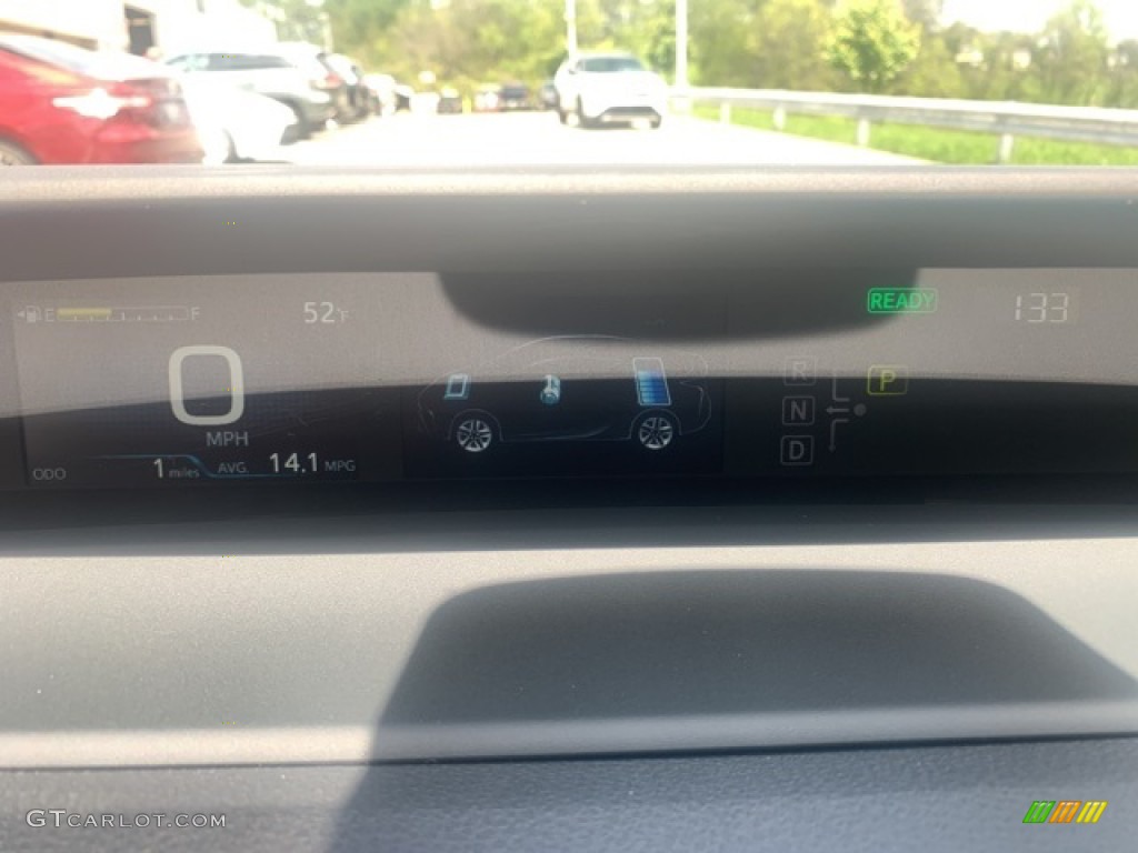 2021 Prius XLE AWD-e - Electric Storm Blue / Black photo #4