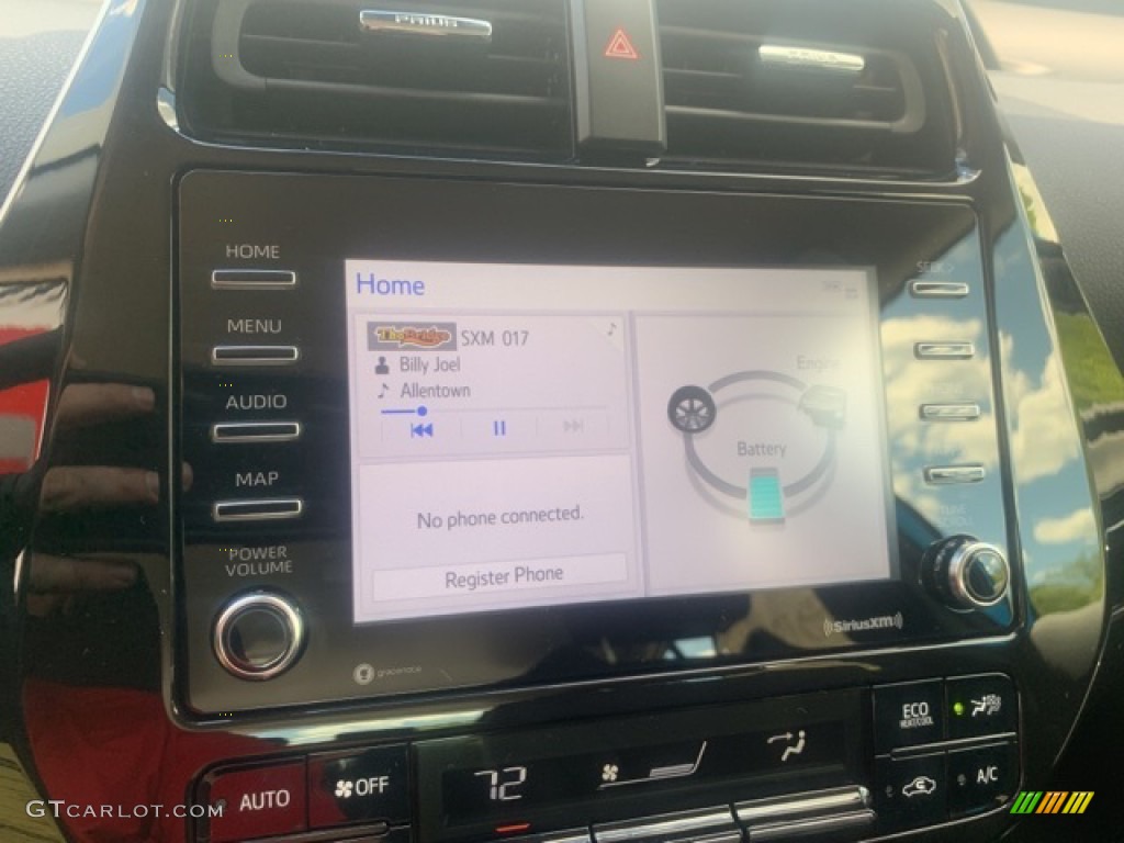 2021 Prius XLE AWD-e - Electric Storm Blue / Black photo #7