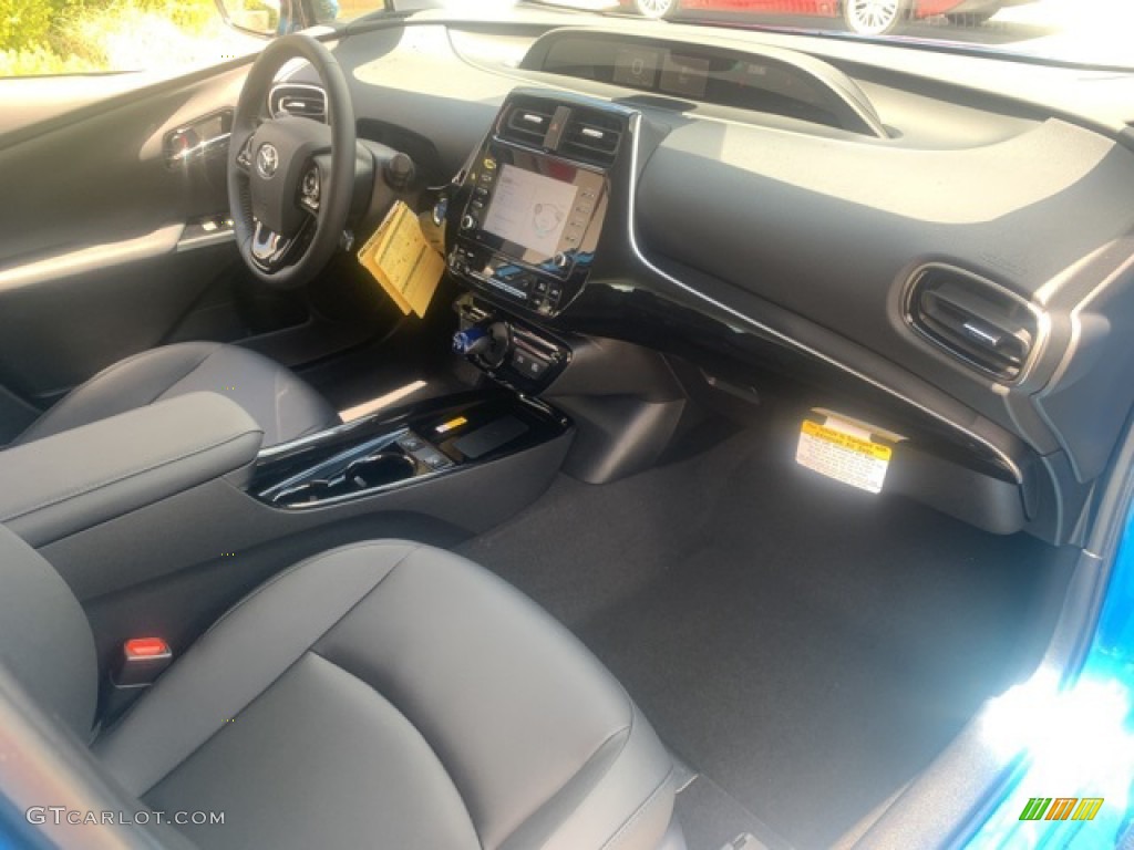 2021 Toyota Prius XLE AWD-e Black Dashboard Photo #141960350