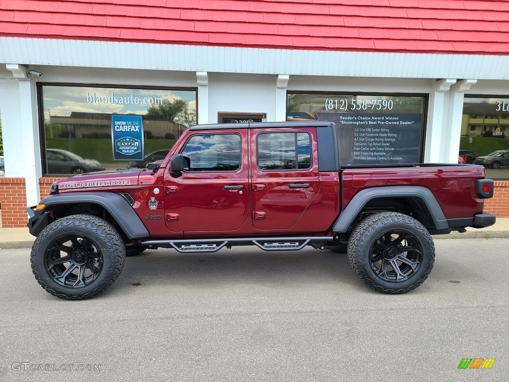 2021 Gladiator Sport 4x4 - Snazzberry Pearl / Black photo #2