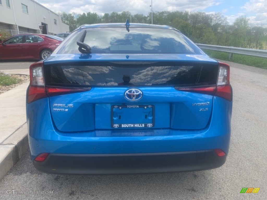 2021 Prius XLE AWD-e - Electric Storm Blue / Black photo #17