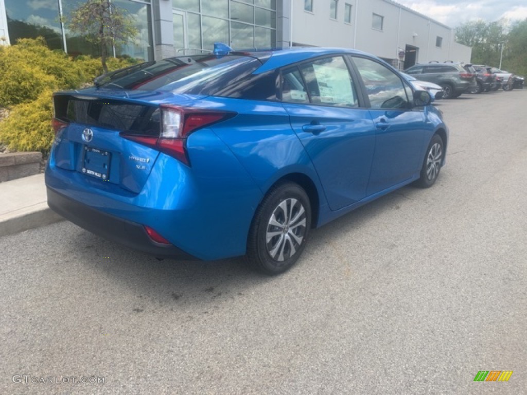 2021 Prius XLE AWD-e - Electric Storm Blue / Black photo #18