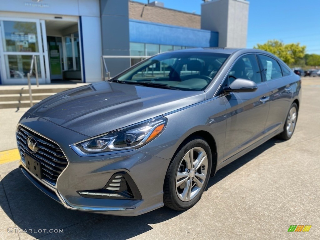 2018 Sonata Limited - Machine Gray / Black photo #1