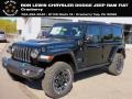 Black 2021 Jeep Wrangler Unlimited Rubicon 4xe Hybrid