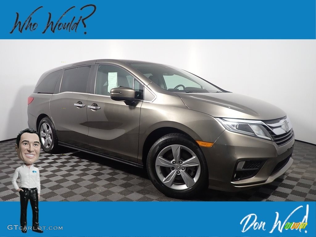 2018 Odyssey EX-L - Modern Steel Metallic / Mocha photo #1