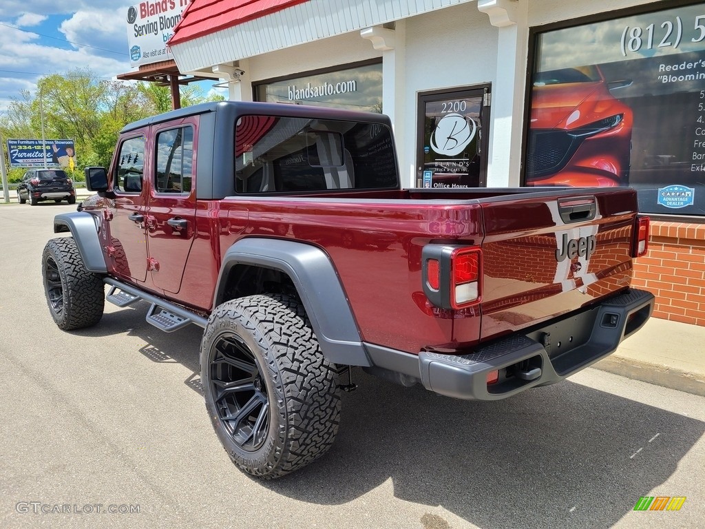 2021 Gladiator Sport 4x4 - Snazzberry Pearl / Black photo #25