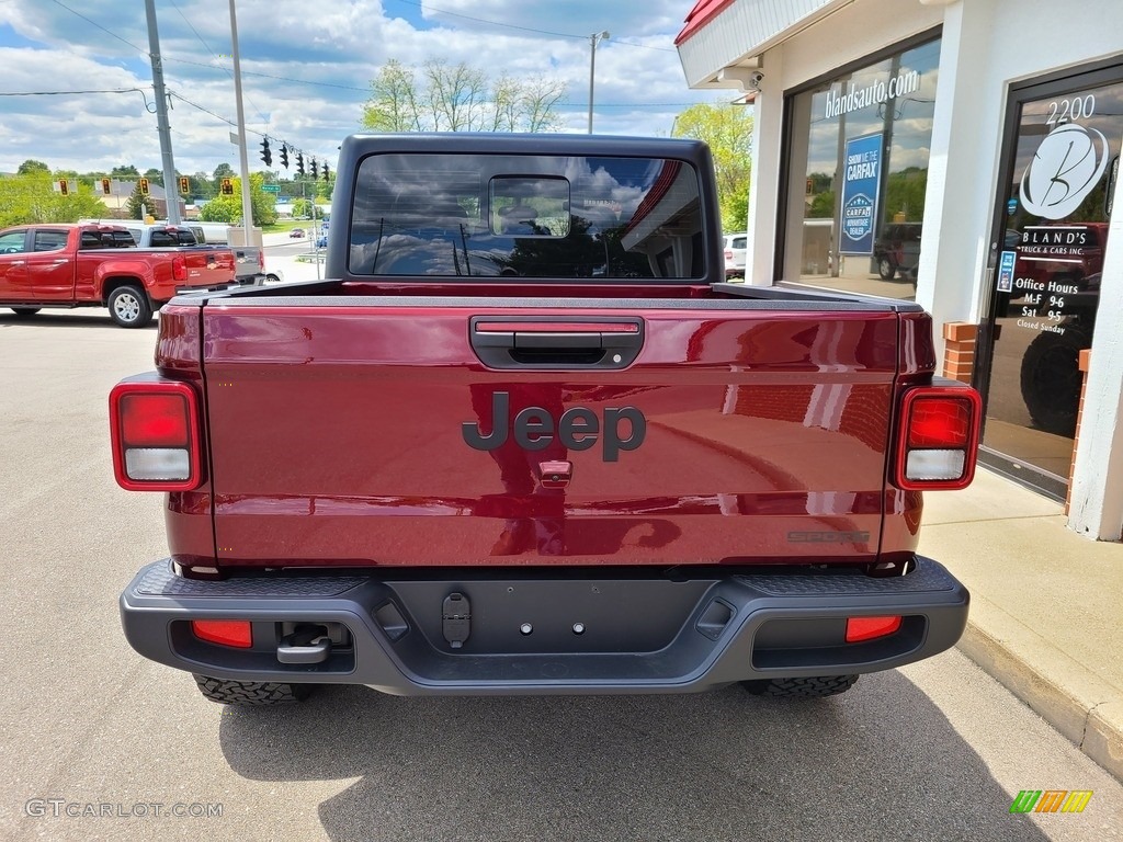 2021 Gladiator Sport 4x4 - Snazzberry Pearl / Black photo #26